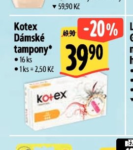 Kotex Dámské tampony