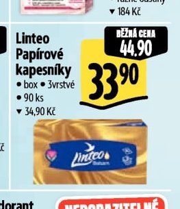 Linteo Papírové kapesníky