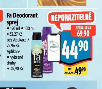 Fa Deodorant sprej