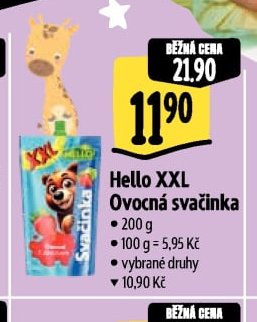 Hello XXL Ovocná svačinka