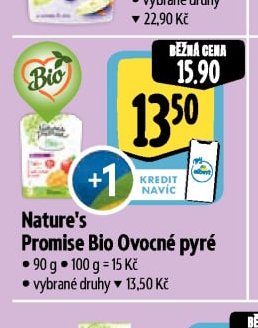 Nature's Promise Bio Ovocné pyré