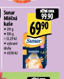 Sunar Mléčná kaše