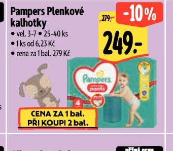 Pampers Plenkové kalhotky