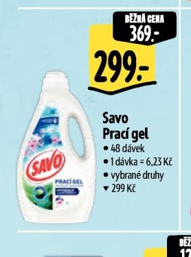 Savo Prací gel