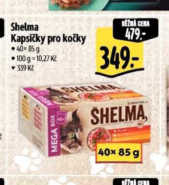 Shelma Kapsičky pro kočky