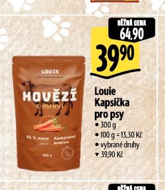 Louie Kapsička pro psy