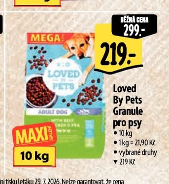 Loved By Pets Granule pro psy