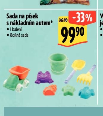 Sada na písek s nákladním autem