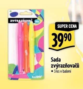 Sada zvýrazňovačů