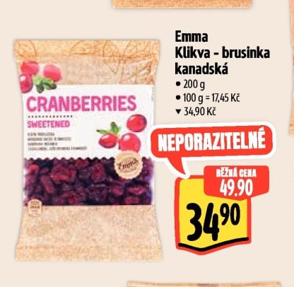 Emma Klikva - brusinka kanadská