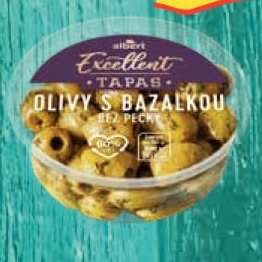 Olivy s bazalkou