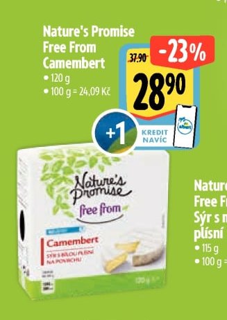 Nature's Promise Free From Camembert