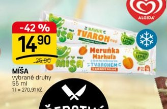 Míša, vybrané druhy