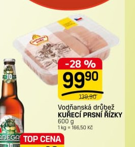 Vodňanská drůbež kuřecí prsní řízky