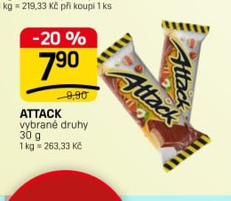 Attack, vybrané druhy