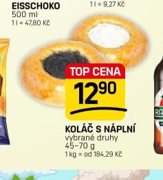 Koláč s náplní, vybrané druhy