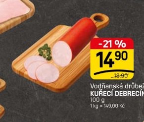 Vodňanská drůbež KUŘECÍ DEBRECÍNKA