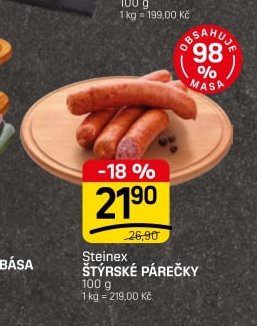 Steinex ŠTÝRSKÉ PÁREČKY