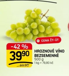 HROZNOVÉ VÍNO BEZSEMENNÉ