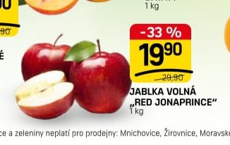 JABLKA VOLNÁ RED JONAPRINCE
