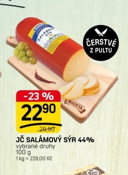 JČ SALÁMOVÝ SÝR 44%