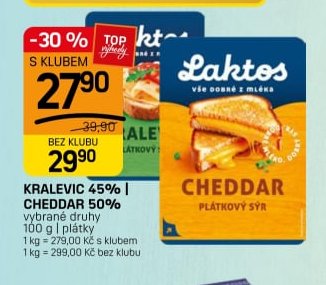 KRALEVIC 45% | CHEDDAR 50%