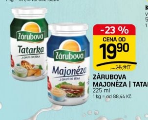 ZÁRUBOVA MAJONÉZA | TATARKA 225 ml