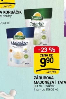 ZÁRUBOVA MAJONÉZA | TATARKA 90 ml