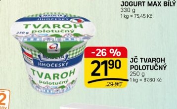 JČ TVAROH POLOTUČNÝ