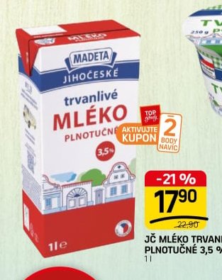 JČ MLÉKO TRVANLIVÉ PLNOTUČNÉ 3,5 %