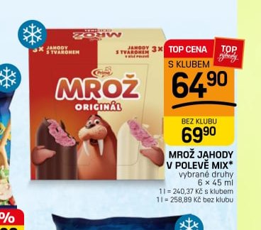 MROŽ JAHODY V POLEVĚ MIX