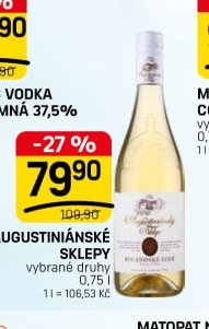 VÍNO AUGUSTINIÁNSKÉ SKLEPY