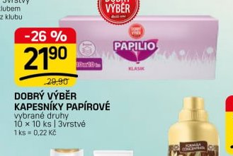 Dobrý výběr kapesníky papírové