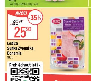 Le&Co Šunka Zvonařka, Bohemia