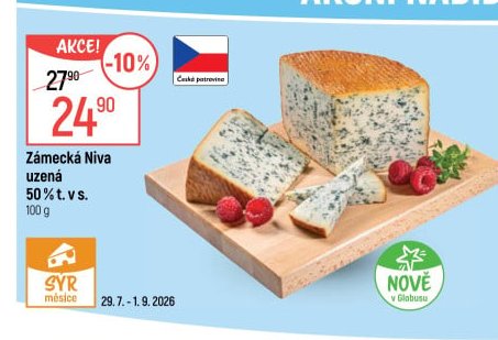 Zámecká Niva uzená 50% t. v s.
