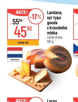 Landana, sýr typu gouda z kravského mléka
