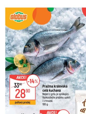 Pražma královská celá kuchaná