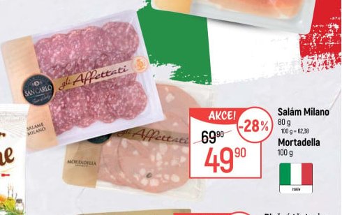 Salám Milano, Mortadella