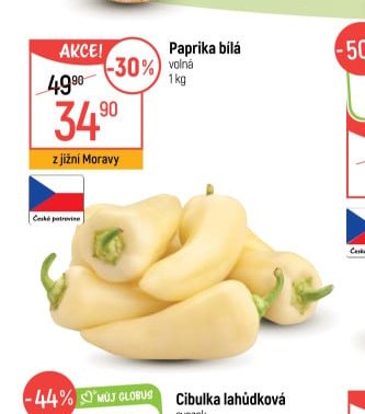 Paprika bílá