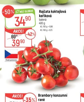 Rajčata koktejlová keříková