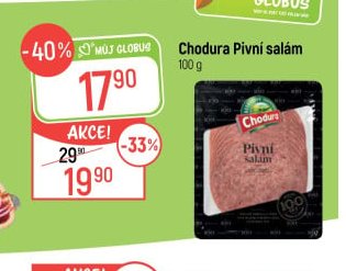 Chodura Pivní salám