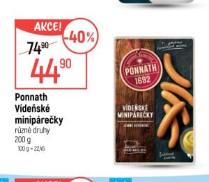Ponnath Vídeňské minipárečky