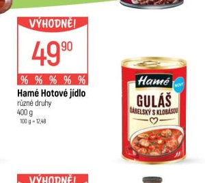 Hamé Hotové jídlo