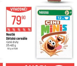 Nestlé Dětské cereálie