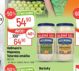 Hellmann's Majonéza, Tatarská omáčka 500 ml