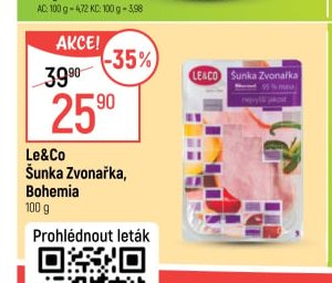Le&Co Šunka Zvonařka Bohemia
