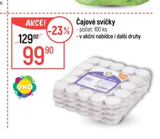 Čajové svíčky