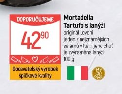 Mortadella Tartufo s lanýži