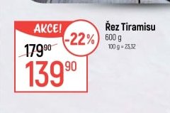 Řez Tiramisu