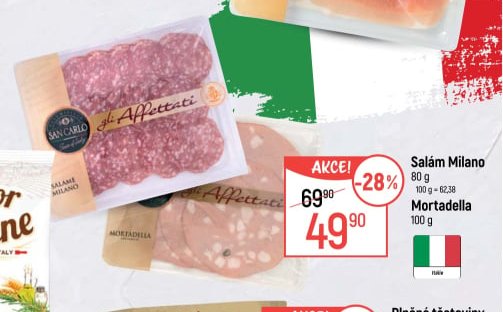 Salám Milano, Mortadella